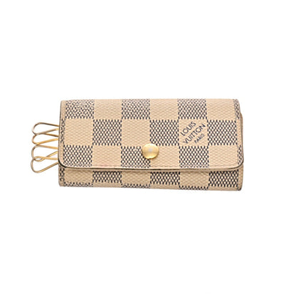 Louis Vuitton Damier Azur Canvas 4-Key Case