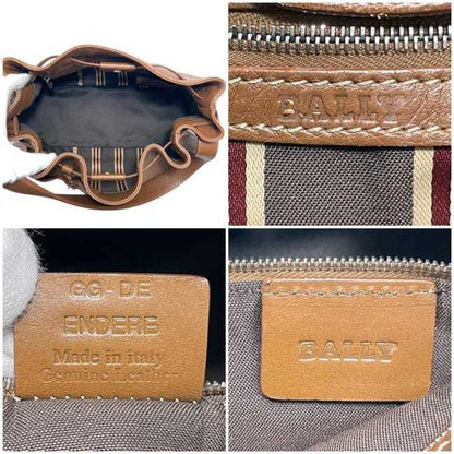 Bally Bag Ec-23781 Brown Leather Gg-De Endere Bally