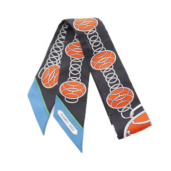 Hermes Herms Twilly Lift Profile Silk Scarf