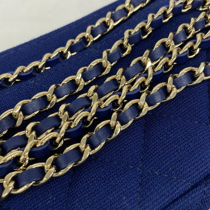 Cotton Chanel Chain/ Shoulder Wallet