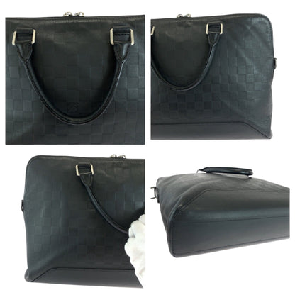 Louis Vuitton Damier Infini Avenue Black Silver Hardware Leather N41019 Business Bag Handbag