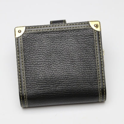 Louis Vuitton Compact Zip Suhari Zipper Coin Purse M91828 Louis Vuitton Black Bifold Wallet Lv