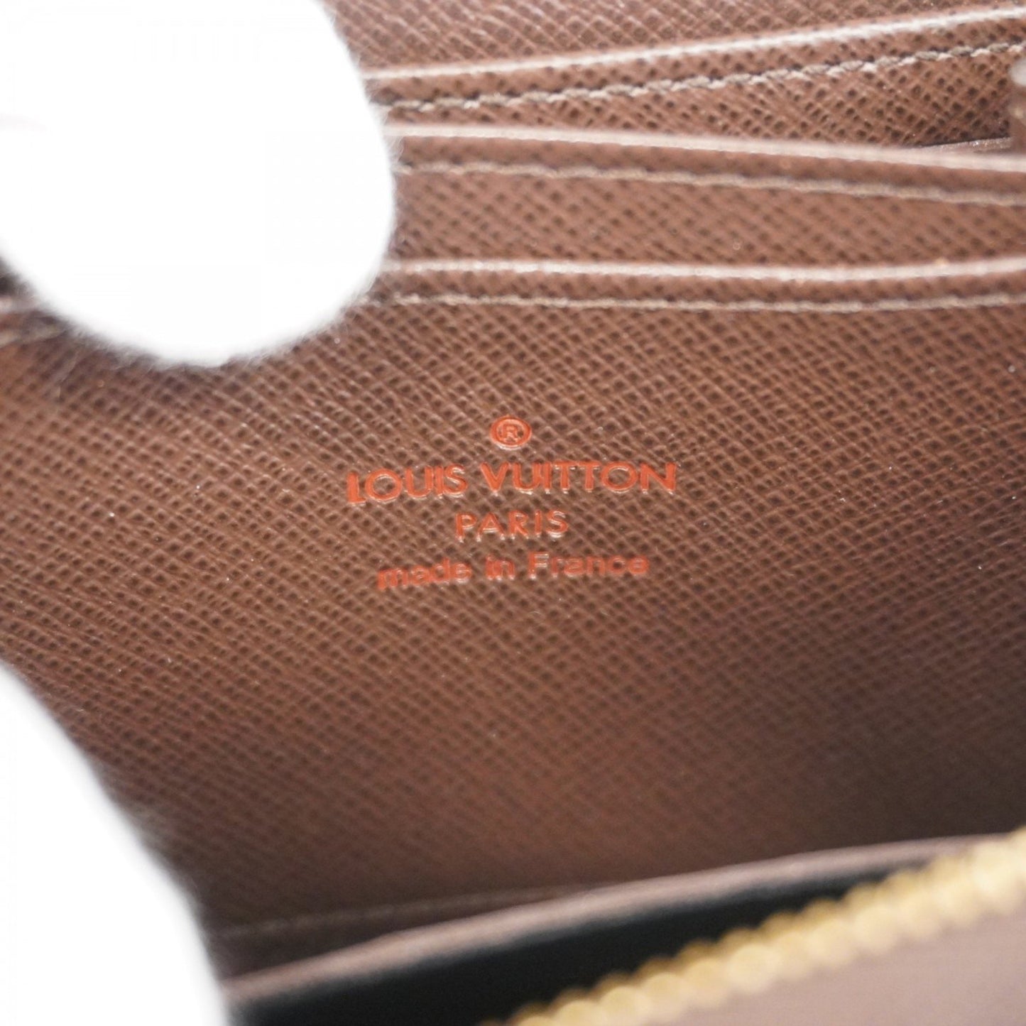 Louis Vuitton Damier Zippy Coin Purse N63070 Ebene