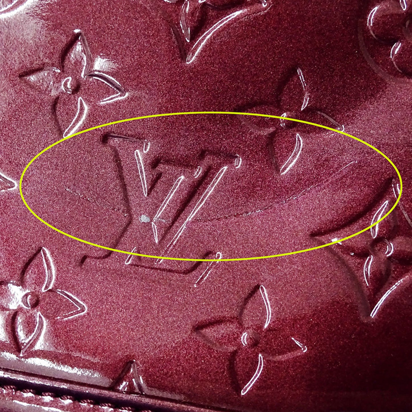 Louis Vuitton Women'S Monogram Vernis Alma Bb Rouge Fauvist Bag M91676