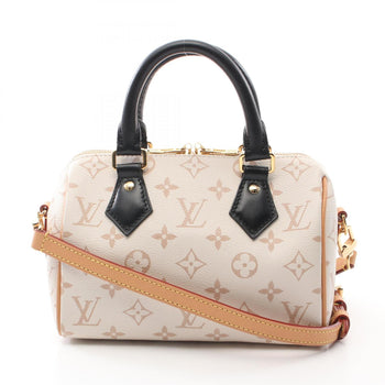 Louis Vuitton Speedy Bandouliere 20 Handbag Coated Canvas Leather
