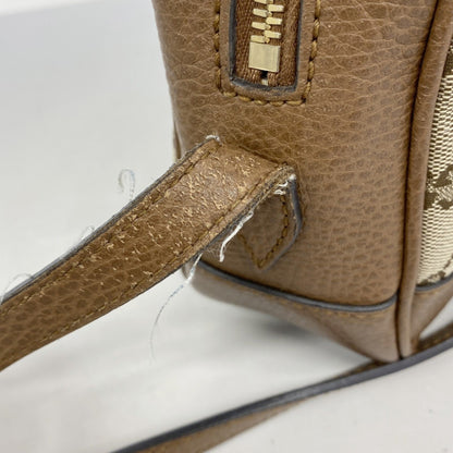 Gucci Gg Canvas Shoulder Bag 449413 Brown