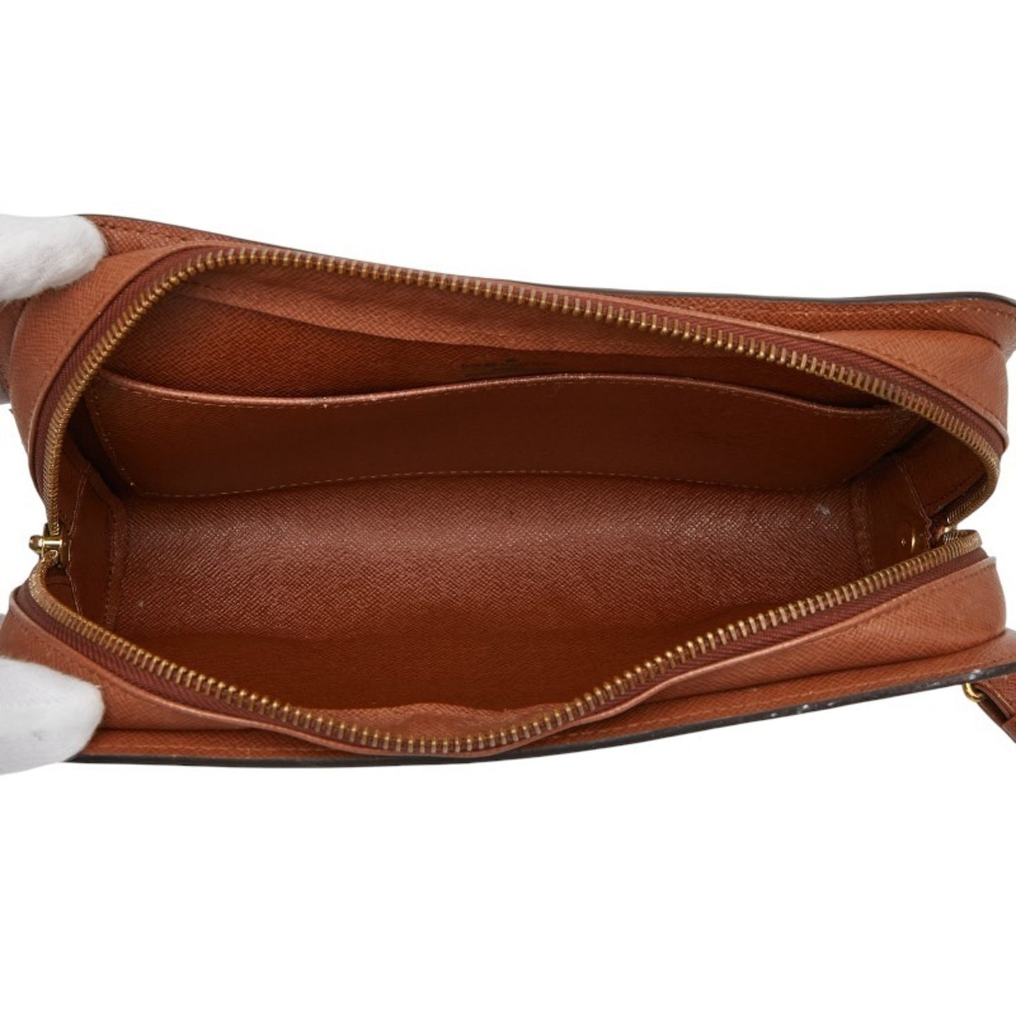 Louis Vuitton Monogram Orsay Clutch Bag/Second Bag M51790 Brown Leather