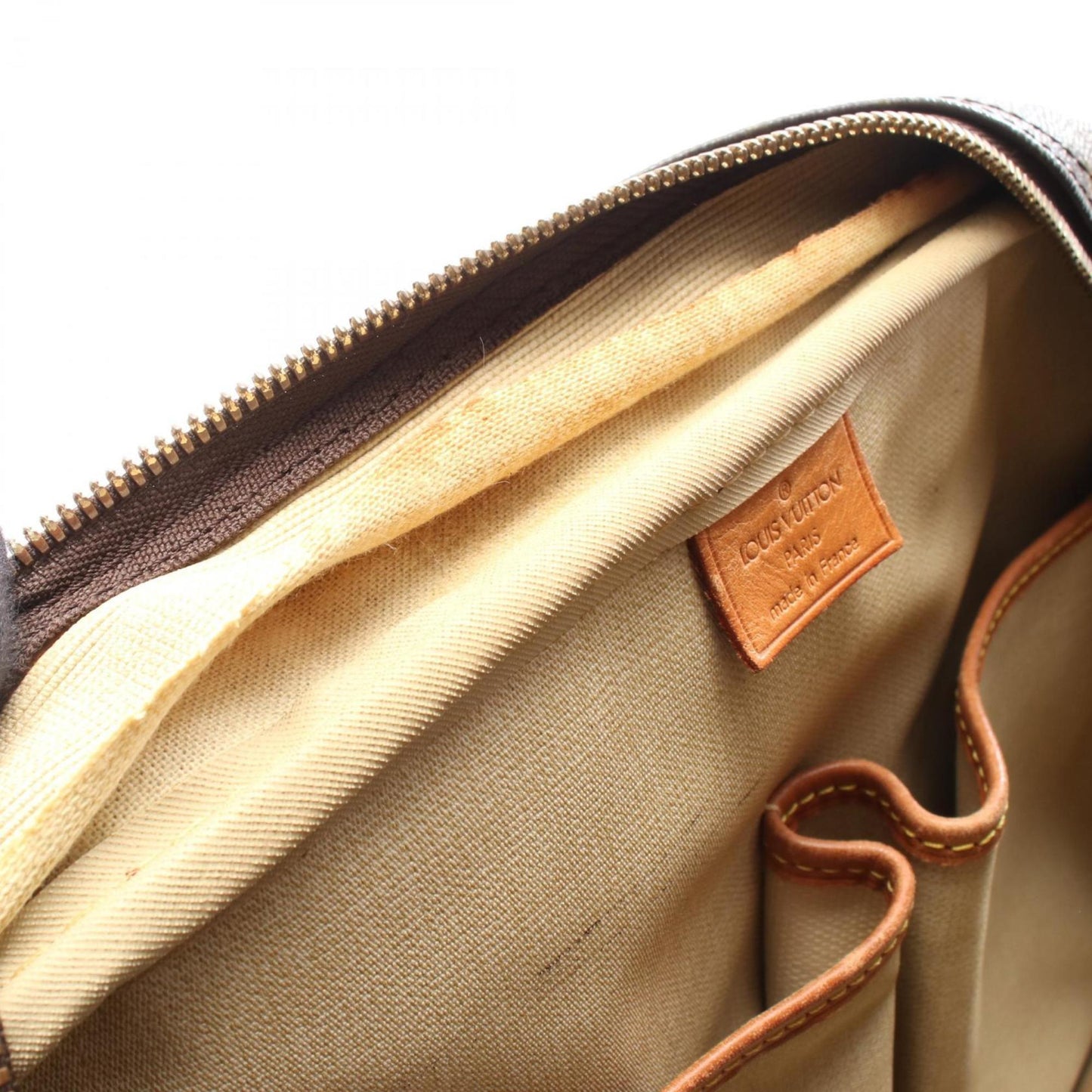 Louis Vuitton Deauville Bowling Vanity Monogram Handbag In Coated Canvas And Leather