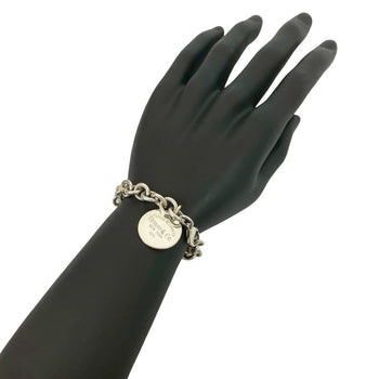 Tiffany & Co. Tiffany Return To Round Tag Sterling Silver Chain Bracelet