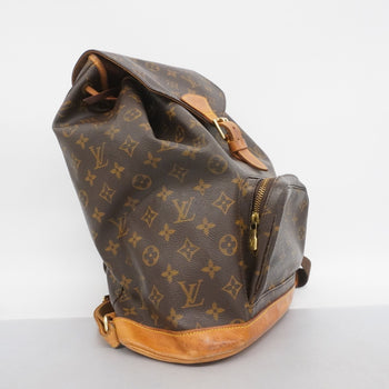 Louis Vuitton Monogram Montsouris Gm Backpack M51135 Brown