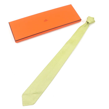 Hermes 100% Silk H Motif All-Over Print Tie