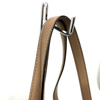 Prada 1Bg203 Logo Bag Bag Tote Bag Beige Silverhardware