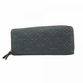 Louis Vuitton Monogram Empreinte Portefeuille Clemence Long Wallet M69415 Marine Rouge