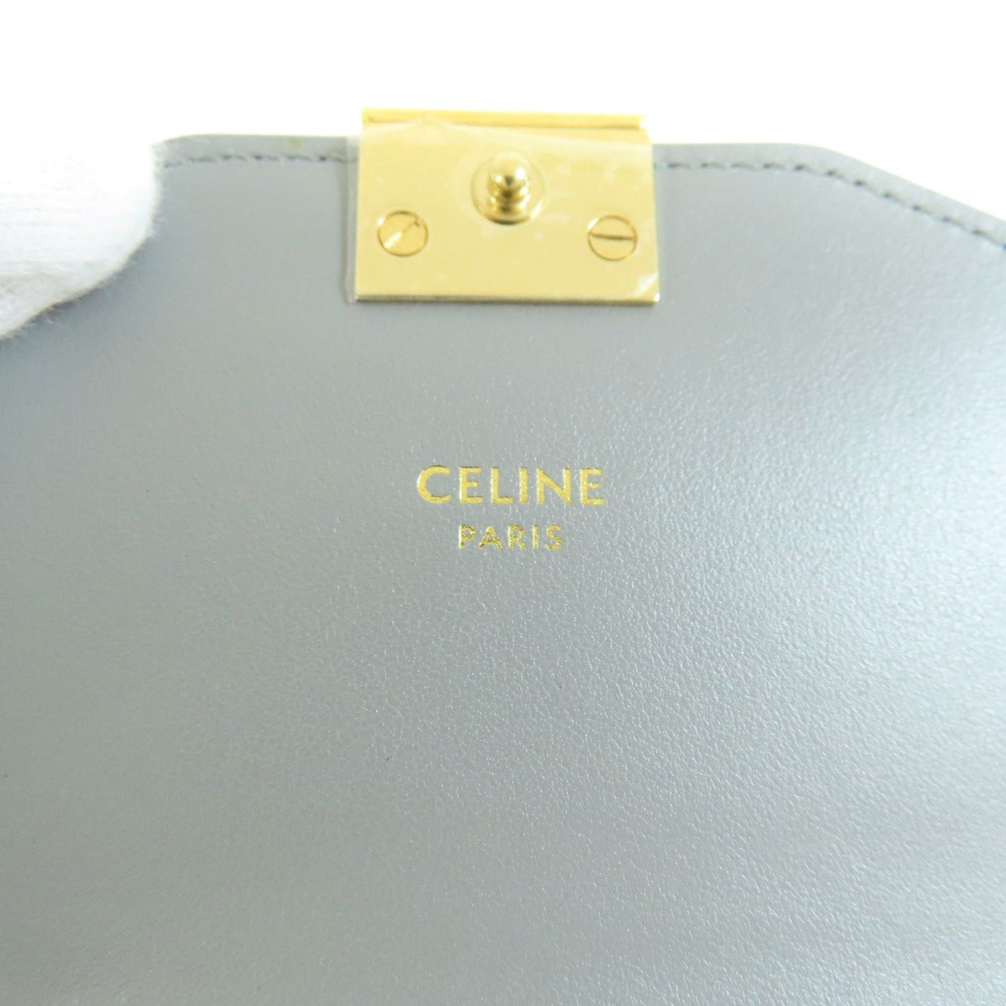 Celine C Hardware Bifold Wallet Leather