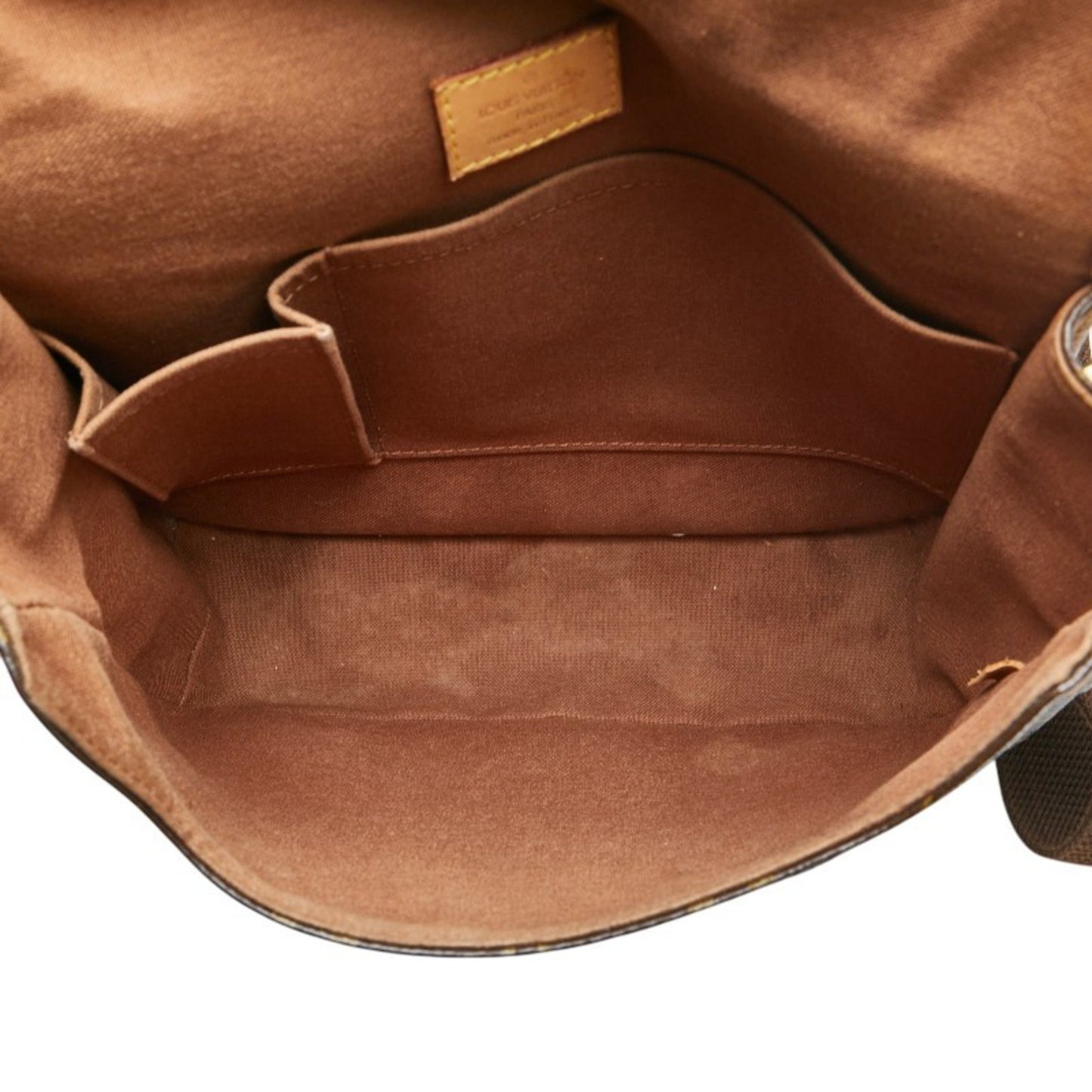 Louis Vuitton Monogram Bosphore Pm Shoulder Bag M40106 Brown Pvc Leather