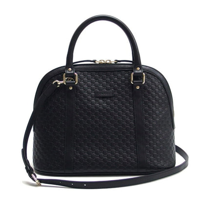 Gucci Micro Guccissima Shoulder Bag Black