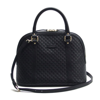 Gucci Micro Guccissima Shoulder Bag Black