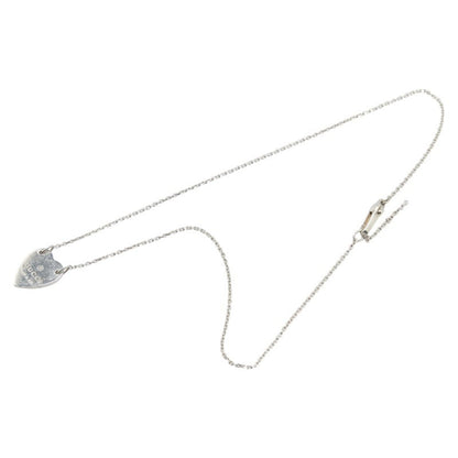 Gucci Heart Plate Necklace In Sv925 Silver