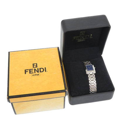 Fendi 7000G Stainless Steel Navy Silver Quartz Watch 1051 Fendi