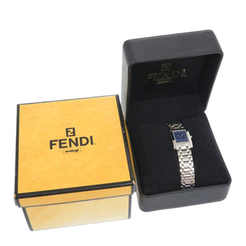 Fendi 7000G Stainless Steel Navy Silver Quartz Watch 1051 Fendi