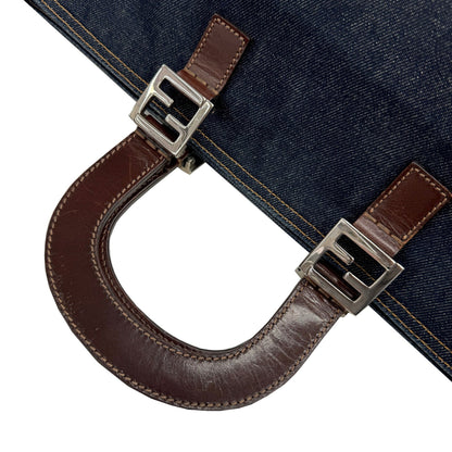 Fendi Denim Tote Bag Handbag 2354