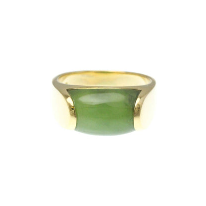 Bvlgari Tronchetto Ring Yellow Gold (18K) Fashion Jade Band Ring Gold