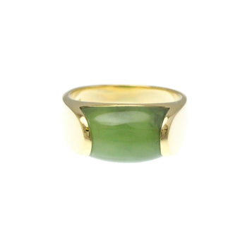 Bvlgari Tronchetto Ring Yellow Gold (18K) Fashion Jade Band Ring Gold