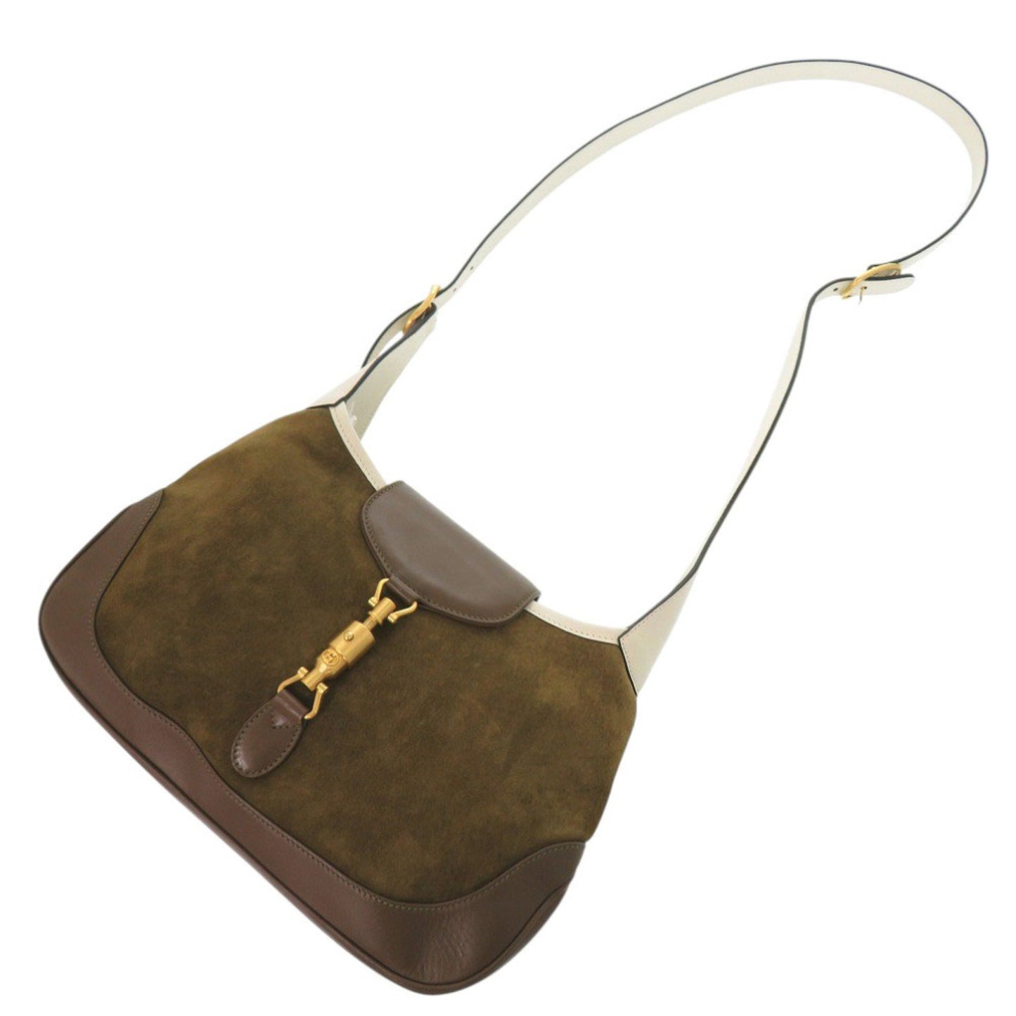 Like New Gucci Vault Vintage Jackie Suede Leather Brown