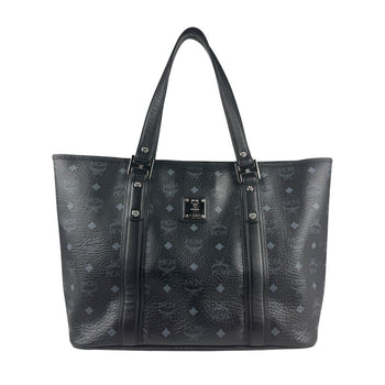 Mcm Shoulder Bag Leather Black