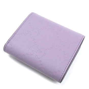 Gucci Gg Medium Wallet Tri-Fold Lilac 772793 Aac1Q 5236