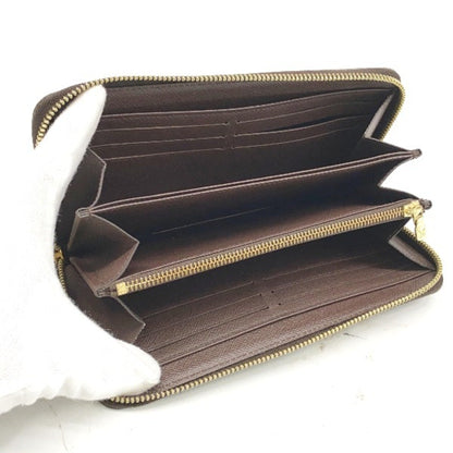 Louis Vuitton Round Zipper Damier Zippy Wallet N41661 Louis Vuitton Brown Long Lv