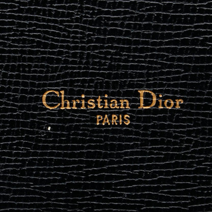 Christian Dior Dior Handbag Black Leather