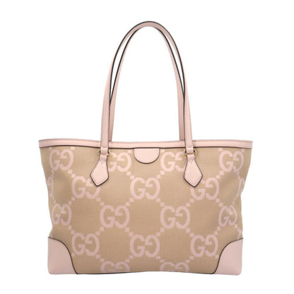 Gucci Jumbo Gg Tote Bag Canvas 631685 Pink