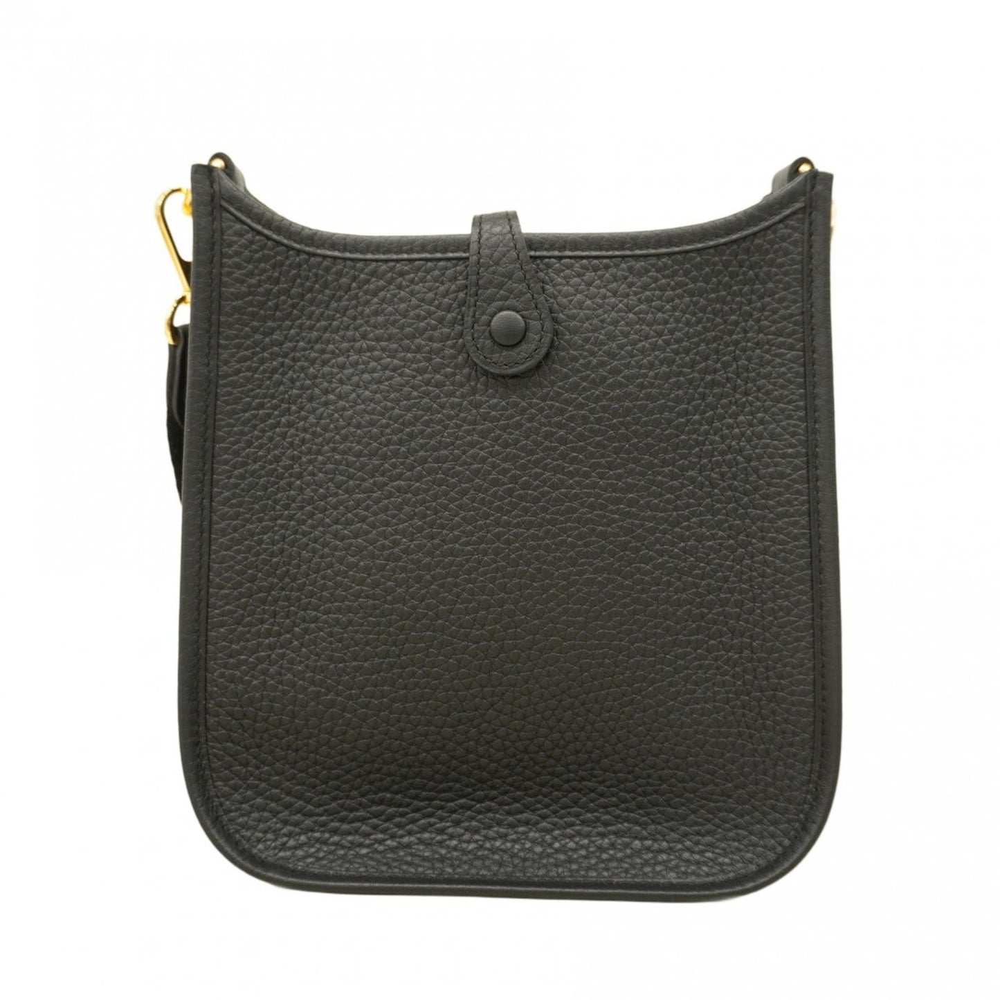 Leather Hermes Shoulder Bag Taurillon Clemence