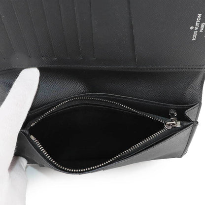 Louis Vuitton Monogram Eclipse Portefeuille Plaza Bifold Long Wallet M61697 Brazza