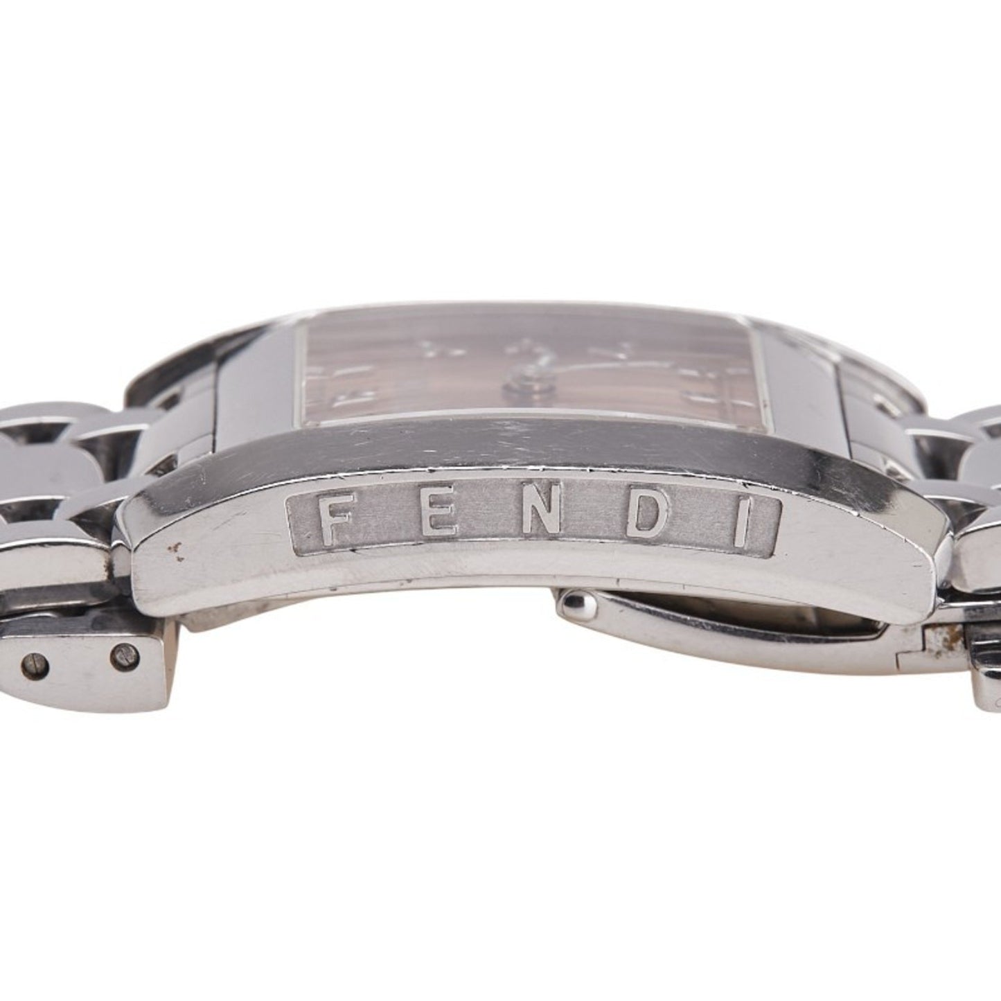 Fendi Horologi Classico Watch 7000L Quartz Pink Dial Stainless Steel