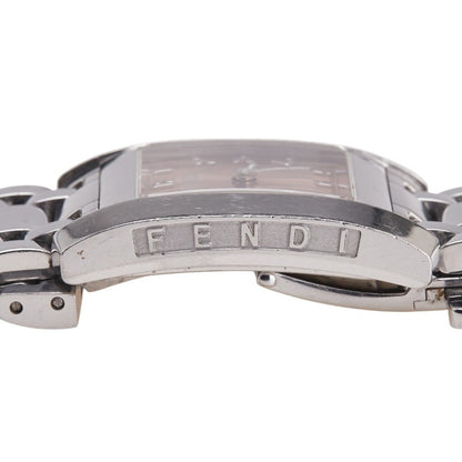 Fendi Horologi Classico Watch 7000L Quartz Pink Dial Stainless Steel
