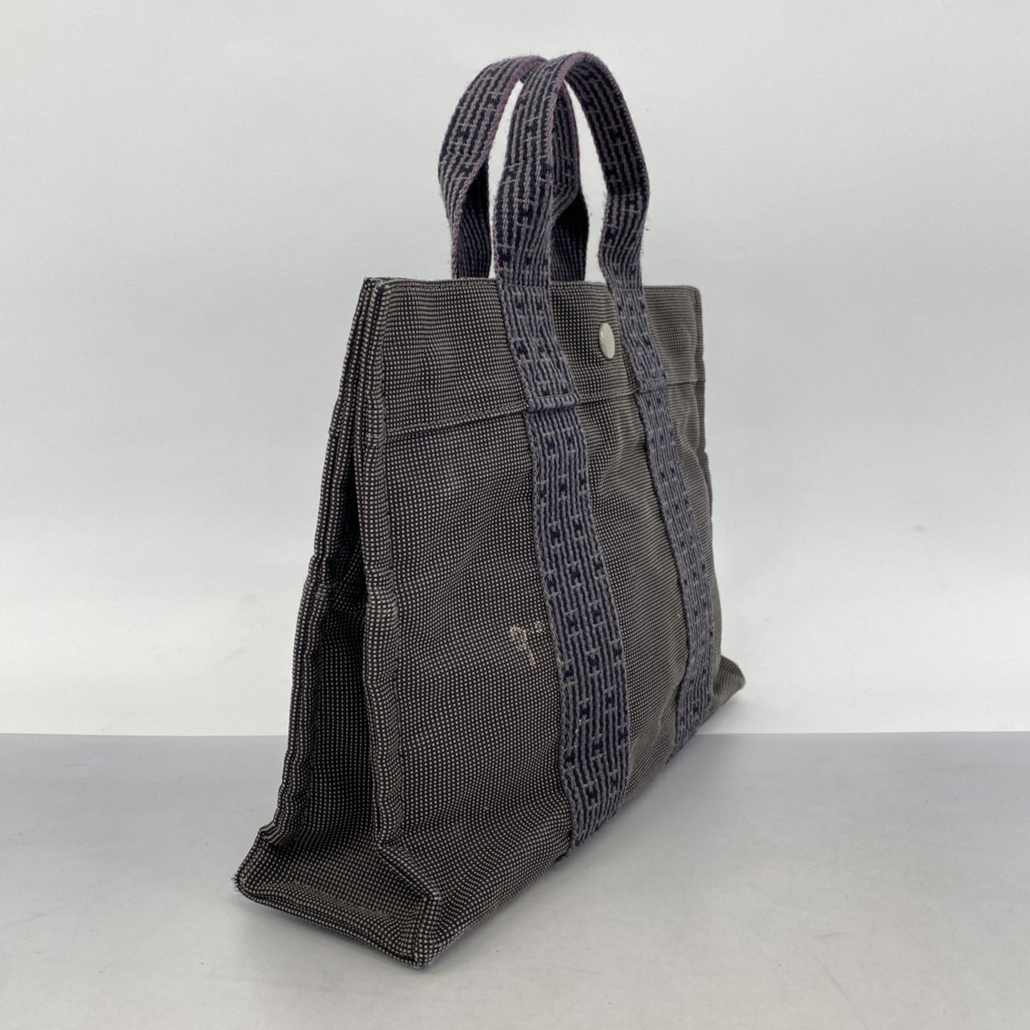 Hermes Air Line Pm Canvas Handbag