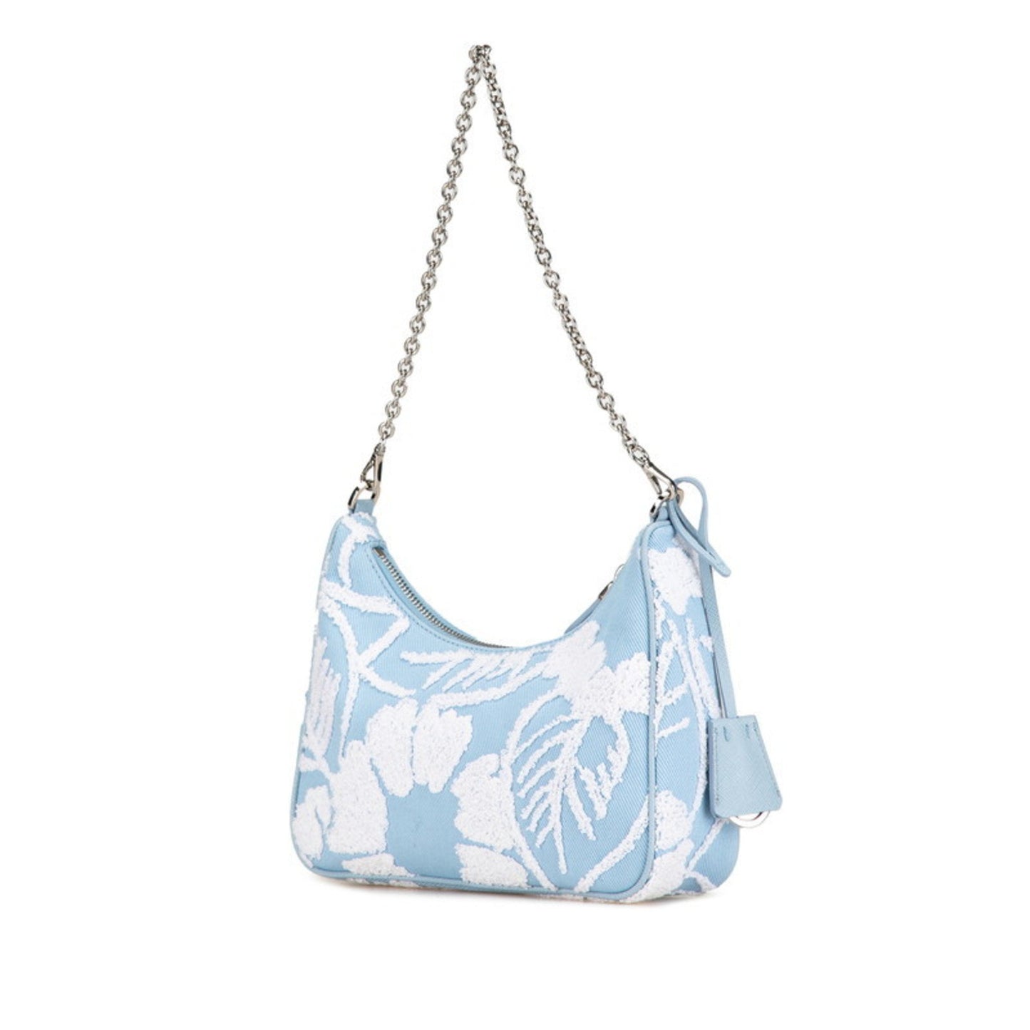 Prada Re-Edition 2000 Embroidered Mini Chain Handbag/Shoulder Bag