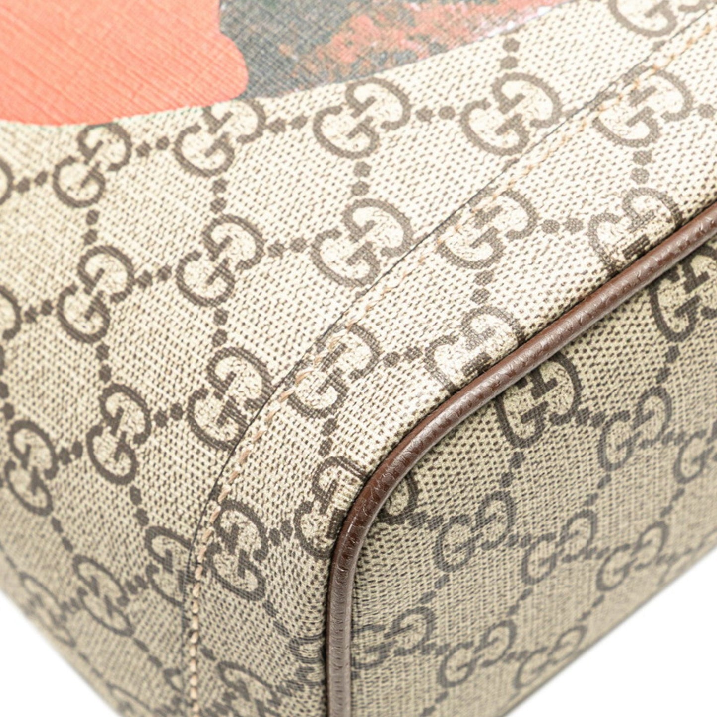 Gucci Gg Supreme Mystic Cat Backpack 495621 Beige Brown Multicolor Leather