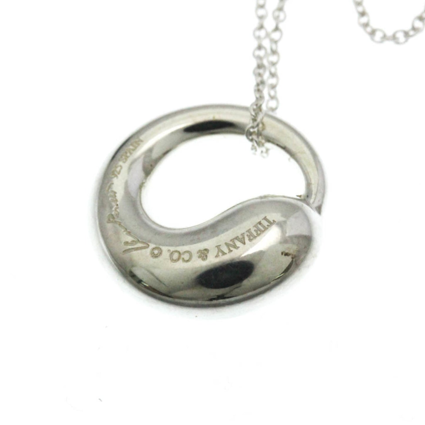Tiffany Eternal Circle Necklace Silver 925 No Stone Men