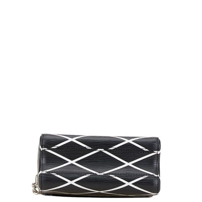 Louis Vuitton Epi Twist Pm Chain Shoulder Bag M50525 Noir Black White Leather