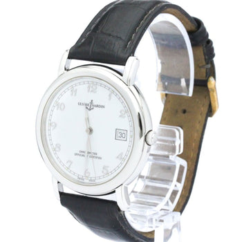 Ulysee Nardin Stainless Steel Leather Automatic