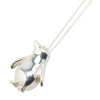 Tiffany & Co. Penguin Motif Necklace In 925 Sterling Silver