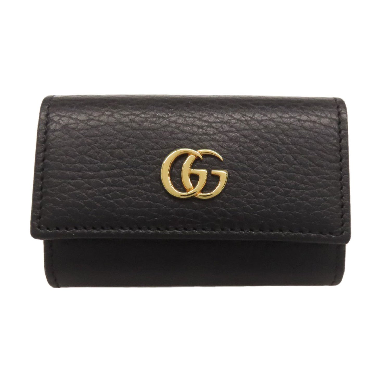 Gucci 456118 Gg Marmont Key Case In Calfskin