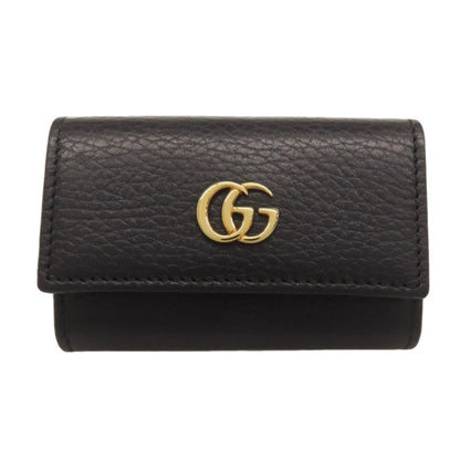 Gucci 456118 Gg Marmont Key Case In Calfskin