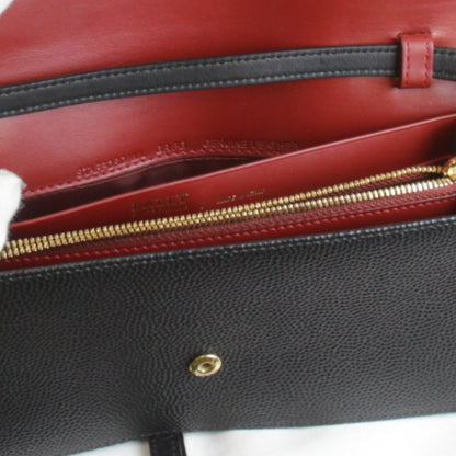 Bally Shoulder Bag Leather Black