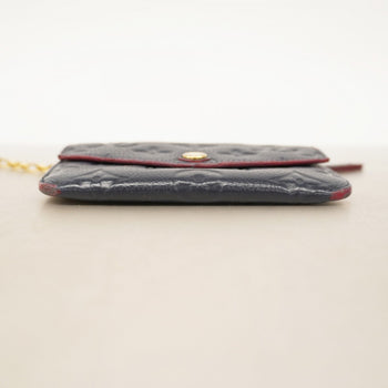 Louis Vuitton Monogram Empreinte Pochette Cle M62017 Marine Rouge