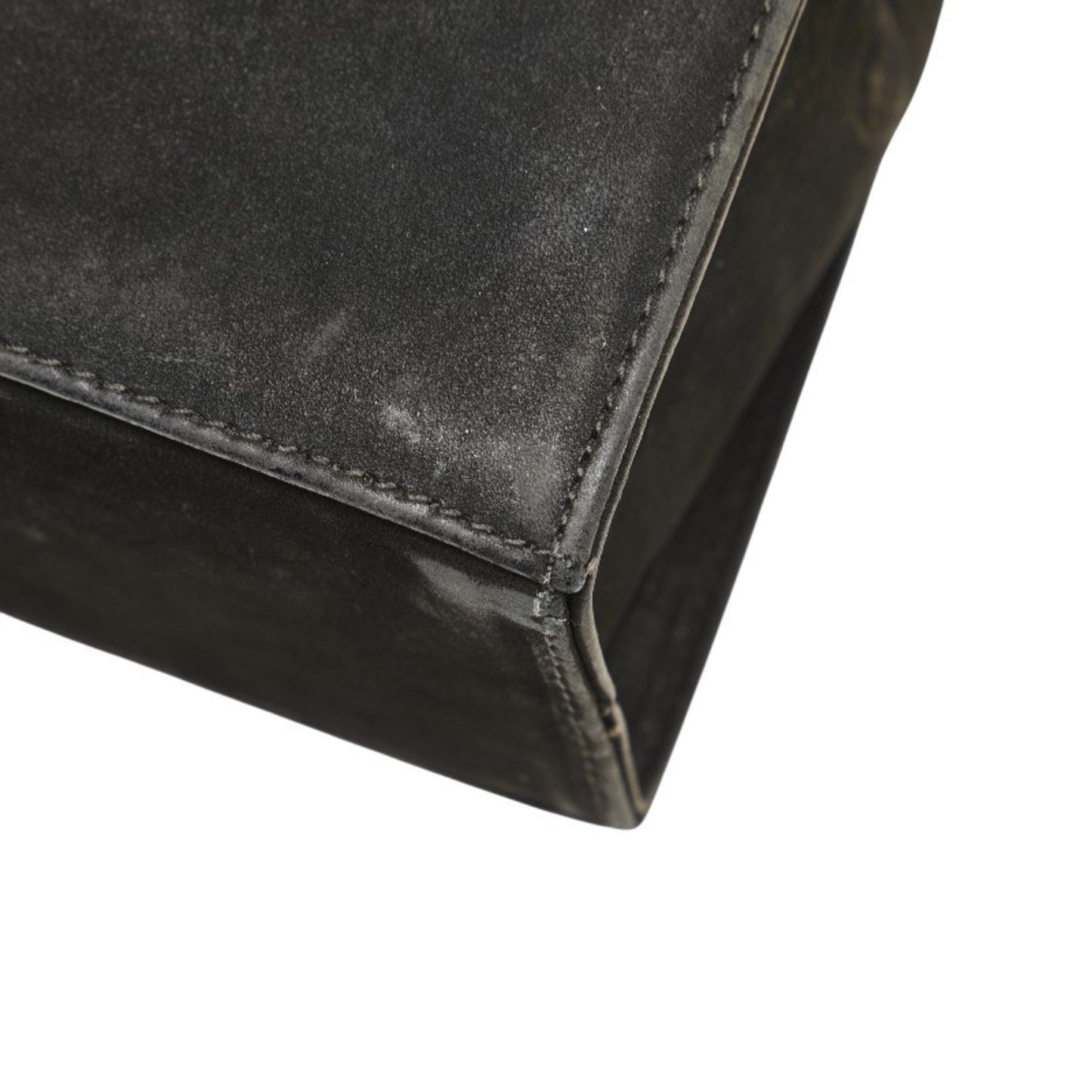 Salvatore Ferragamo Vara Ribbon Handbag/Shoulder Bag 2Way Bc213104 Brown Nubuck Leather