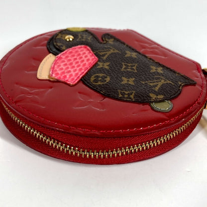 Louis Vuitton M91389 Monogram Vernis Porte-Monnaie Lapin Rabbit Animal Coin Purse Wallet Chain